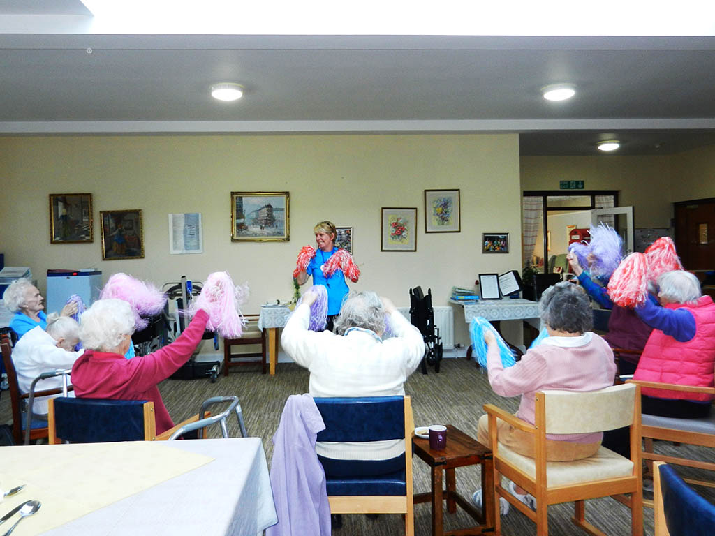 Oomph session at The Millfield Care Home Keswick